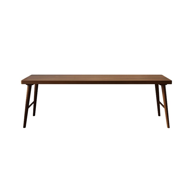 Modern Solid Wood Writing Desk H-Base 23.62" Wide Office Desk Clearhalo 'furn' 'furn_office_desk' 'Furniture' 'Office Desks' 'Office Furniture' 'office_desk' 1200x1200_bff8c39e-99a7-491f-8070-580694bd4e27