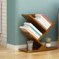 Modern Bamboo Bookshelf Geometric Closed Back Vertical Bookcase Clearhalo 'Bookcases' 'furn' 'furn_bookcases' 'Furniture' 'Office Furniture' 1200x1200_bff96a19-5794-47a9-979a-f5ba43de3aa8