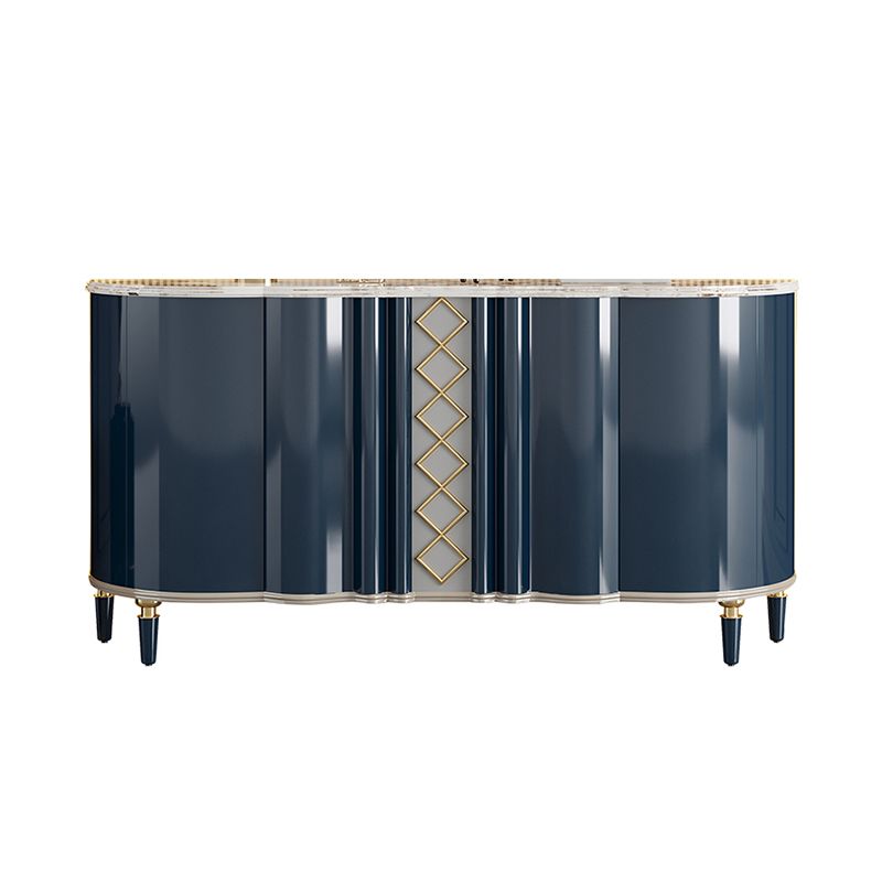 Contemporary Side Board Stone Sideboard Table with Doors for Kitchen Clearhalo 'buffet_sideboard' 'Buffets & Sideboards' 'furn' 'furn_buffet_sideboard' 'Furniture' 'Kitchen & Dining Furniture' 1200x1200_bfff6afc-db0d-4e72-9506-9fd5510324ff