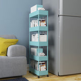 Contemporary Vertical Etagere Bookshelf with Metal Frame Plastic Bookshelf Clearhalo 'Bookcases' 'furn' 'furn_bookcases' 'Furniture' 'furniture_bookcases' 'kitchen' 'kitchen_bookcases' 'Living Room Furniture' 'Office Furniture' 1200x1200_c000d3cc-6cd8-44c2-9701-8434393b46df