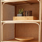 Contemporary Closed Back Bookshelf Standard Shelves Included Bookcase