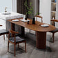 Modern Free Form Dining Table for Home Solid Wood Dinette Table Clearhalo 'Dining Tables & Seating' 'Dining Tables' 'dining_table' 'furn' 'furn_dining_table' 'Furniture' 'Kitchen & Dining Furniture' 1200x1200_c0020712-73b7-40eb-b5f5-052254835022