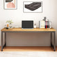 23.5 "W houten kantoor bureau modern schrijfbureau met h-vormige basis