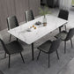 Modern Dinette Set with Solid Back Chairs 1/4/5/6/7 Pcs Stone Top Dining Table Set Clearhalo 'Dining Room Sets' 'Dining Tables & Seating' 'dining_room_set' 'furn' 'furn_dining_room_set' 'Furniture' 'Kitchen & Dining Furniture' 1200x1200_c0033a3c-ddf3-4c7d-bda7-f690fe14e4b2