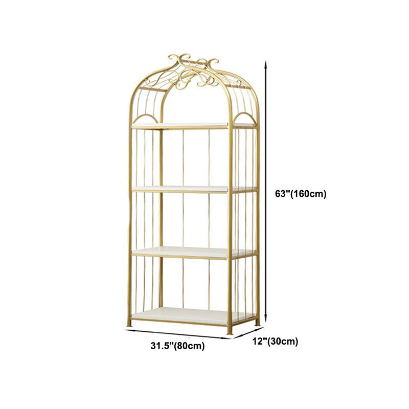 Metal Bookshelf Modern Etagere Bookcase Storage and Display Shelves Clearhalo 'Bookcases' 'furn' 'furn_bookcases' 'Furniture' 'Office Furniture' 1200x1200_c004ead6-5258-4451-8bb4-2afe349d9d4f