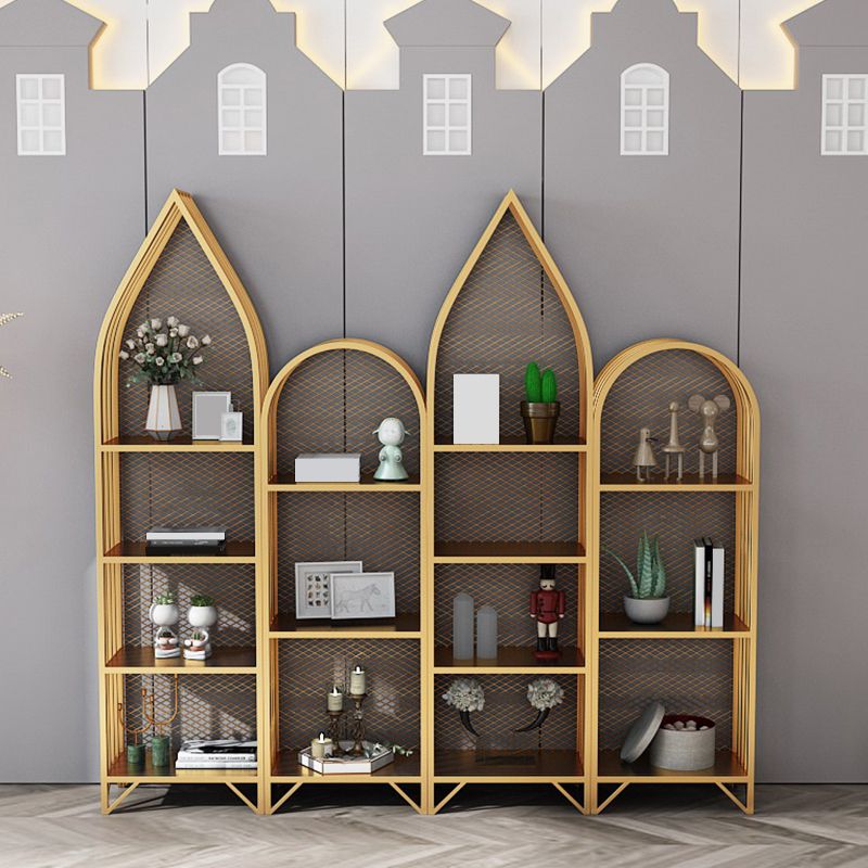 Modern Style Bookcase Standard Metal Closed Back Bookshelf for Home Clearhalo 'Bookcases' 'furn' 'furn_bookcases' 'Furniture' 'furniture_bookcases' 'Office Furniture' 1200x1200_c005c151-f6e1-46b0-a867-0942ad276852