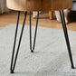 Iron 4 Legs Cocktail Table Scandinavian Round Wooden Coffee Table for Home Clearhalo 'Coffee & Accent Tables' 'Coffee Tables' 'coffee_tables' 'furn' 'furn_coffee_tables' 'Furniture' 'Living Room Furniture' 1200x1200_c0072ec1-0fb0-49fb-a01d-b38c464cb0ad