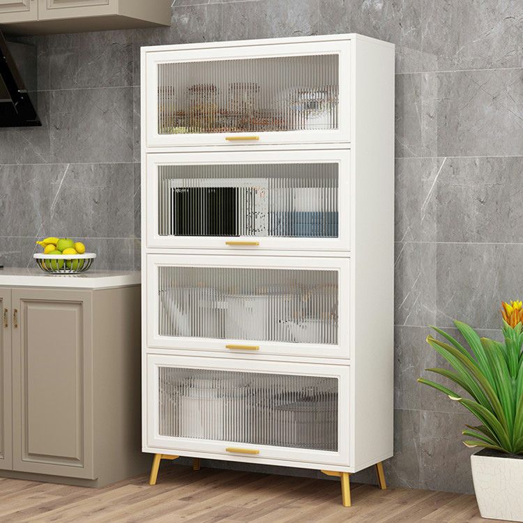 Contemporary Kitchen Dining Server Manufactured Wood Dining Server with Glass Doors Clearhalo 'buffet_sideboard' 'Buffets & Sideboards' 'Furniture' 'furniture_buffet_sideboard' 'Kitchen & Dining Furniture' 1200x1200_c007bec1-207c-4736-ba14-7433a5d95e47