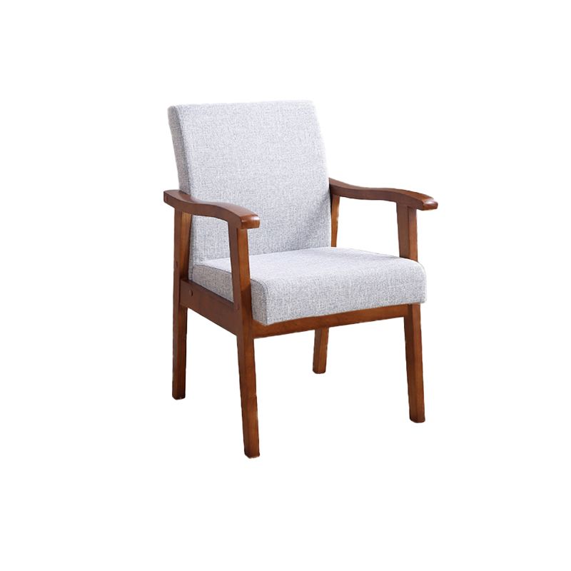 Mid-century Solid Wood Frame Removable Slipcover Accent Armchair Clearhalo 'Accent Chairs' 'accent_chairs' 'Chairs & Seating' 'furn' 'furn_accent_chairs' 'Furniture' 'Living Room Furniture' 1200x1200_c008ac09-c06b-4fdb-b175-a64367fa19ac