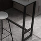 Stone Bar Dining Table Modern Rectangle Bar Table with Trestle Pedestal for Living Room Clearhalo 'Bar Furniture' 'Bar Tables' 'bar_tables' 'furn' 'furn_bar_tables' 'Furniture' 'furniture_bar_tables' 'Kitchen & Dining Furniture' 1200x1200_c00b422b-e19d-43ca-87b4-f6e215df0ea6