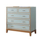 Mid-century Modern Wooden Chest in Blue Rectangle Accent Chest with Drawers Clearhalo 'Cabinets & Chests' 'cabinets_chests' 'furn' 'furn_cabinets_chests' 'Furniture' 'Living Room Furniture' 1200x1200_c011b734-5aed-4783-82b1-1ee00912f5c9