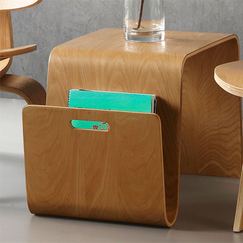 Contemporary Side End Table Solid Wood with Storage Living Room Corner Table Clearhalo 'Coffee & Accent Tables' 'End & Side Tables' 'end_side_tables' 'furn' 'furn_end_side_tables' 'Furniture' 'Living Room Furniture' 1200x1200_c0123f83-d7cb-4c66-b2cf-b26a2e8c9aec