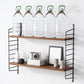 Wall-mount Bookshelf Modern Wooden Bookcase with Multi Shelves