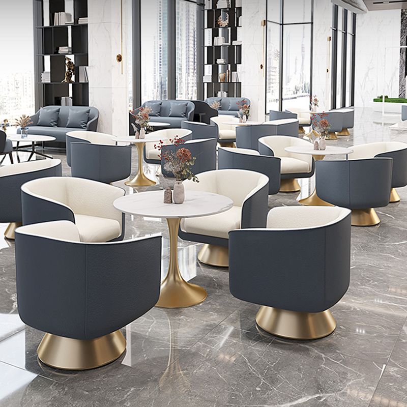 25.59 "brede vatstoel faux lederen armen inbegrepen stoel voor woonkamer