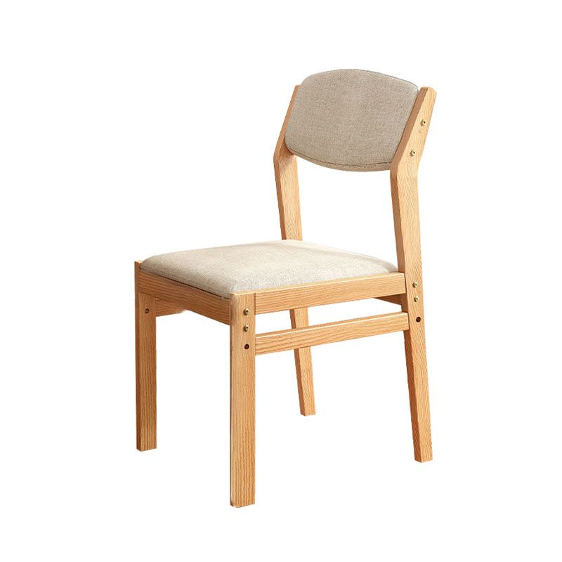 Contemporary Fabric Open Back Side Chair Matte Finish Home Dining Chair Clearhalo 'Dining Chairs' 'Dining Tables & Seating' 'dining_chair' 'Furniture' 'furniture_dining_chair' 'Kitchen & Dining Furniture' 1200x1200_c01479ae-acec-4602-b8cf-21e7e466e976