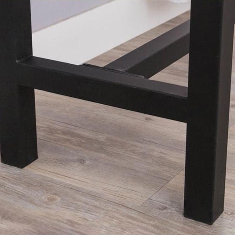 Juego de comedor de Pub con caballete Industrial, juego de mesa de Bar rectangular de madera maciza de 1/2/5 piezas