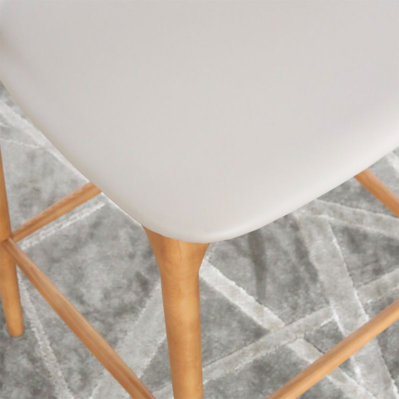 Tabourets à manger en bois massif tabourets de bar contemporains avec coussin