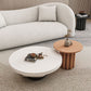 Modern Coffee Table Wooden Round Nesting Coffee Table Set with Pedestal Legs Clearhalo 'Coffee & Accent Tables' 'Coffee Tables' 'coffee_tables' 'furn' 'furn_coffee_tables' 'Furniture' 'Living Room Furniture' 1200x1200_c01a3c5c-b368-487a-aebf-73515d6e0877