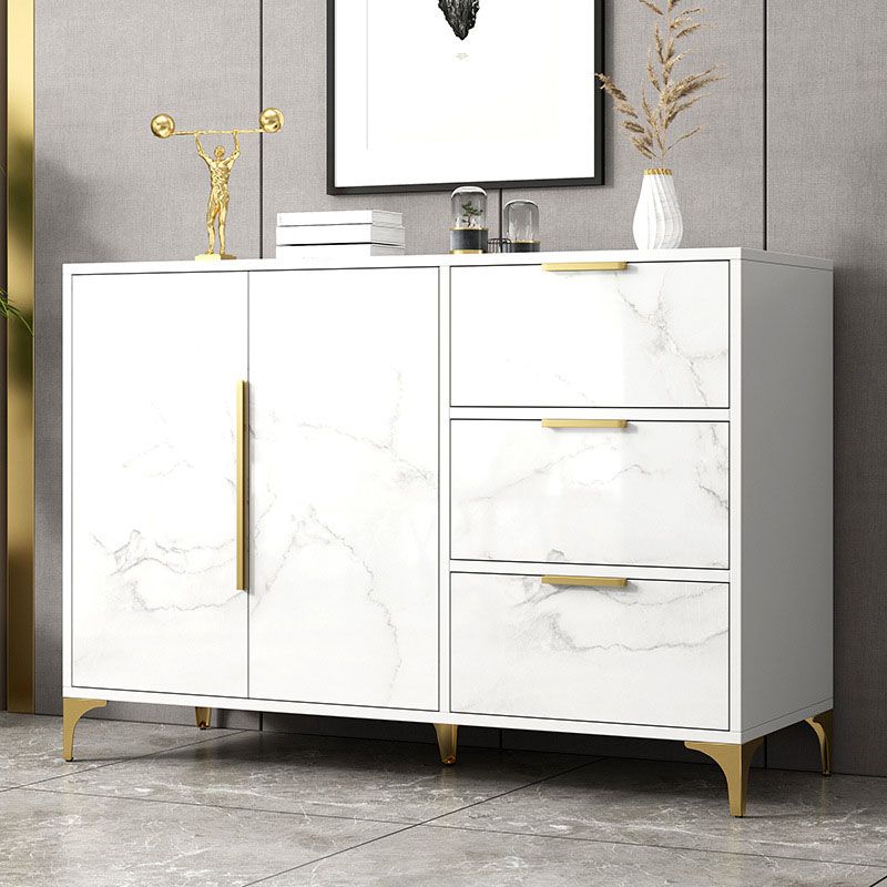 Sideboard in legno ingegnerizzato contemporaneo con porte per sala da pranzo