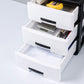 Modern Vertical Filing Cabinet Plastic Drawers File Cabinet for Home or Office Clearhalo 'Filing Cabinets' 'filling_cabinets' 'furn' 'furn_filling_cabinets' 'Furniture' 'Office Furniture' 1200x1200_c01cbff9-86b7-4526-960d-00c2a72d4547