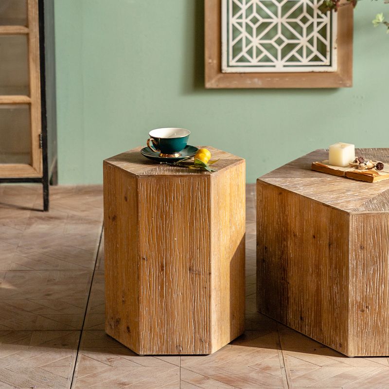 Rustic Corner Table Solid Wood Brown Side End Table for Living Room Clearhalo 'Coffee & Accent Tables' 'End & Side Tables' 'end_side_tables' 'furn' 'furn_end_side_tables' 'Furniture' 'Living Room Furniture' 1200x1200_c0202501-6b56-44a5-b90f-f2633e6f64af