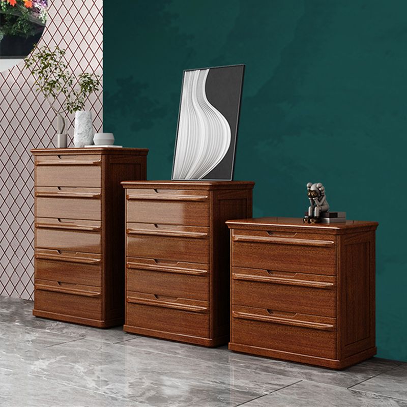 Brown 29.13" Wide Accent Chest Mid-Century Modern Wood Accent Chest Clearhalo 'Cabinets & Chests' 'cabinets_chests' 'furn' 'furn_cabinets_chests' 'Furniture' 'Living Room Furniture' 1200x1200_c02247d0-59a8-43d3-bea1-62e5b0539360