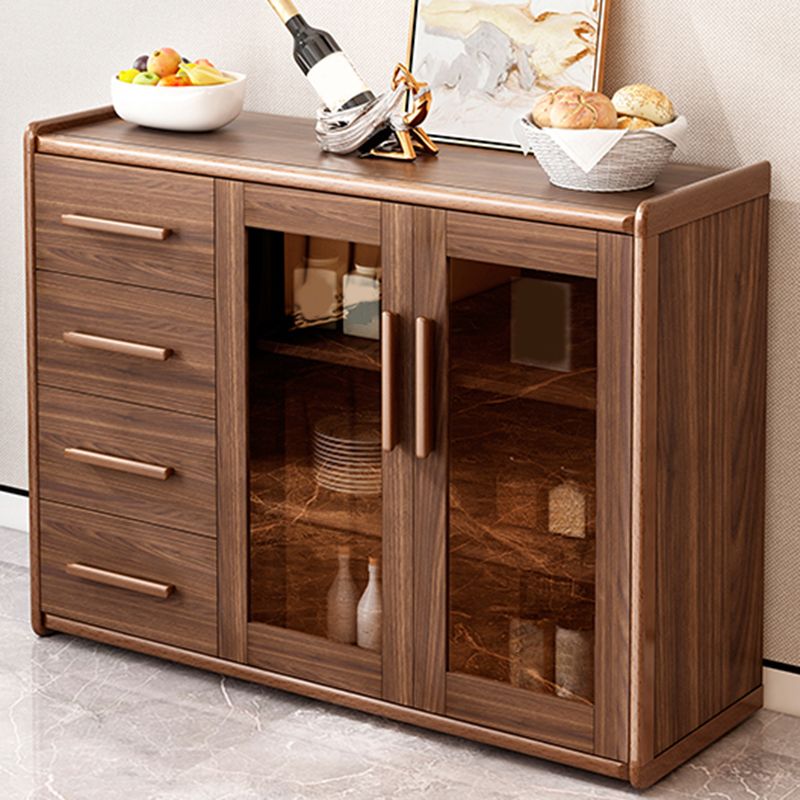 Cucina moderna in stile cucina sideboard in legno ingegnerizzato con 4 cassetti
