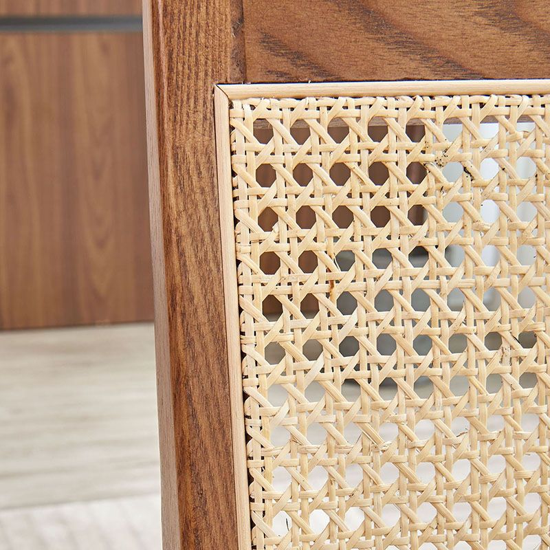 Minimalist Design Wicker Dining Side Chairs Open Back Dining Side Chair Clearhalo ' kitchen&dining_furn' 'Dining Chairs' 'Dining Tables & Seating' 'dining_chair' 'furn' 'furn_dining_chair' 'Furniture' 'furniture_dining_chair' 'Kitchen & Dining Furniture' 'kitchen' 1200x1200_c02585e3-db1c-410a-84cb-27e6b3d3be42