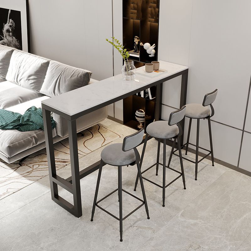 Tavolo da pranzo moderno bar in pietra tavolo da bar rettangolo per soggiorno