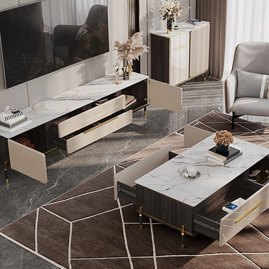 Modern Stand Console Enclosed Storage TV Media Console with Drawers Clearhalo 'furn' 'furn_tv_stands_entertainment_centers' 'Furniture' 'Living Room Furniture' 'TV Stands & Entertainment Centers' 'TV Stands & Media Storage Furniture' 'tv_stands_entertainment_centers' 1200x1200_c02bcbdd-a031-49ec-ab0f-1343047ad16f