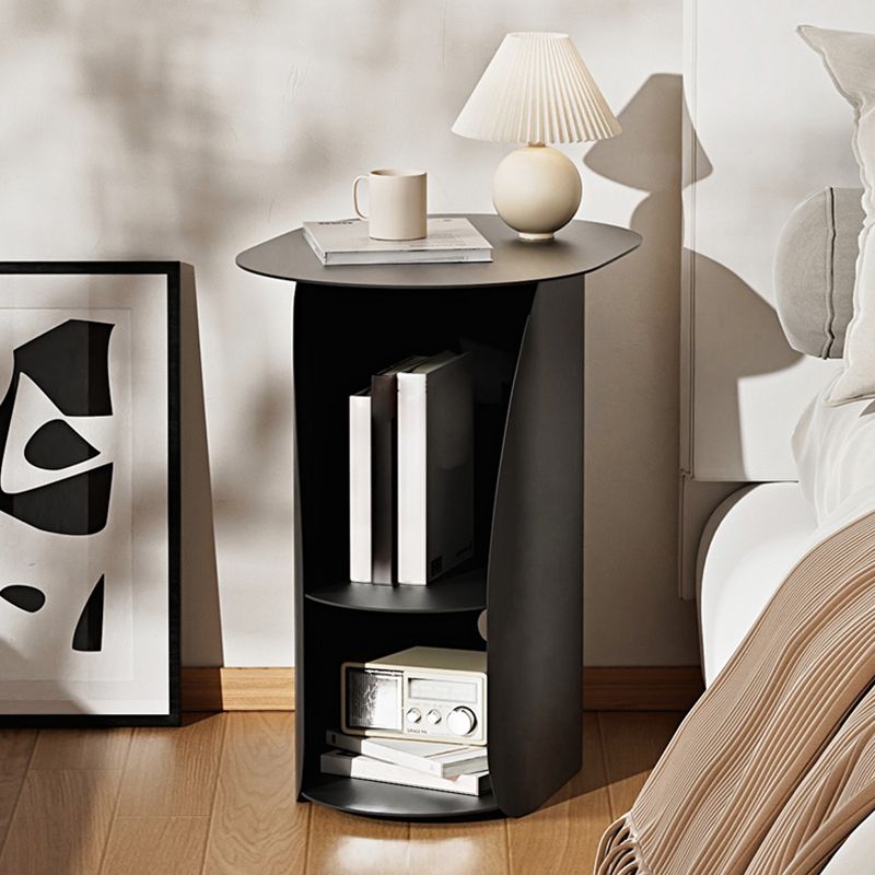 20,5 "W x 22" H Iron Torgente Modern Accent Table Comobilismo con 3-RASSE per soggiorno