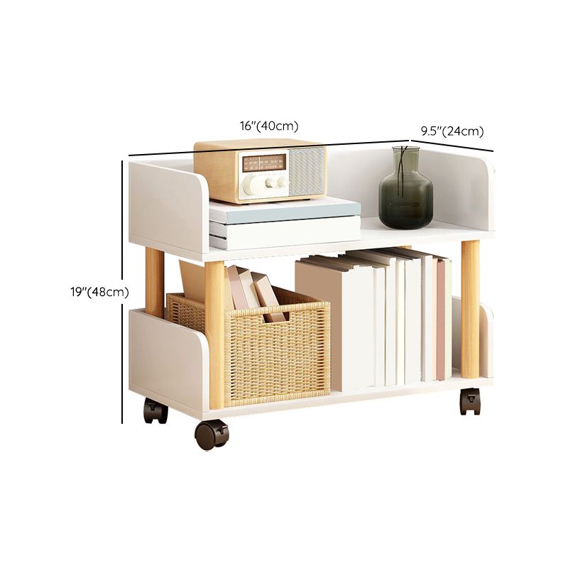 Abierta la estantería estándar de la estantería escandinava con estantes