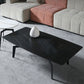 4 pieds 1 table basse simple Table de cocktail en métal de 16,14 po de hauteur