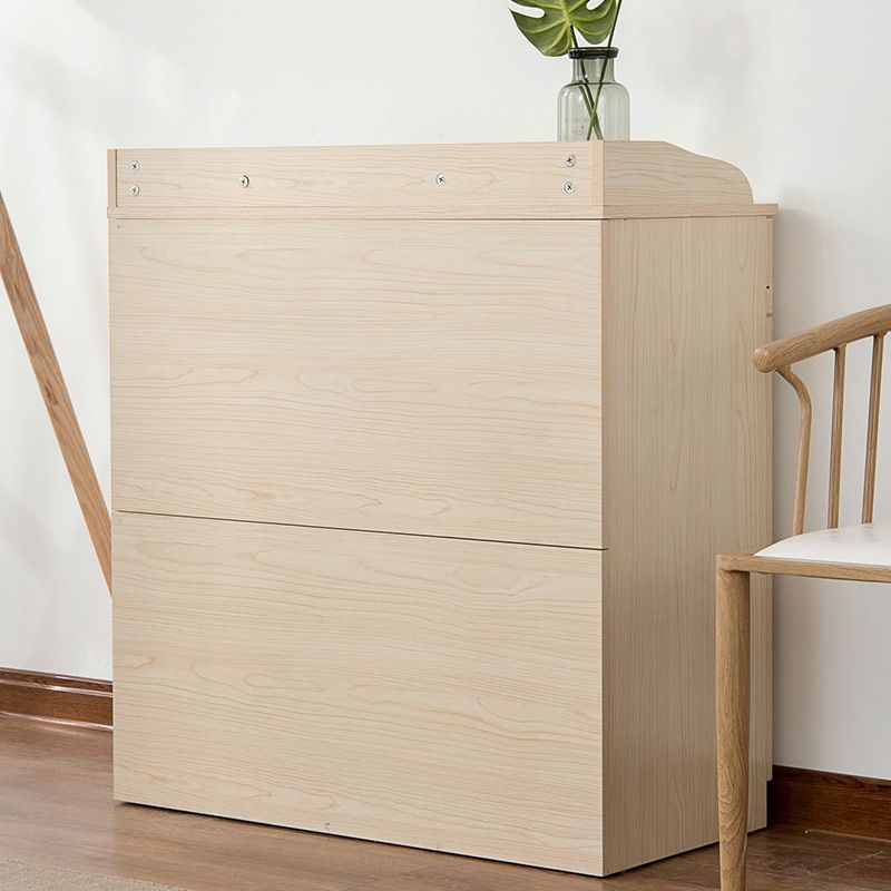 35.4" Tall 2 - Door and 2 - Drawer Accent Cabinet Faux Wood Storage Cabinet Clearhalo 'Cabinets & Chests' 'cabinets_chests' 'furn' 'furn_cabinets_chests' 'Furniture' 'Living Room Furniture' 1200x1200_c03a350c-644a-4f33-abf6-31f6ddc89f53