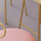 Glam Style White Table in Iron Top and Faux Marble Milk Tea Shop Bar Table Clearhalo 'Bar Furniture' 'Bar Tables' 'bar_tables' 'furn' 'furn_bar_tables' 'Furniture' 'furniture_bar_tables' 'Kitchen & Dining Furniture' 'kitchen&dining_furn' 'kitchen' 1200x1200_c03d48fe-2998-48d0-b12c-db3e4d053c53