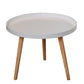 3 Legs Base Design Density Board  End Table with Round Side Table