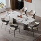 Modern Sintered Stone Top Dining Set Rectangle 1/2/4/5/7 Pieces Dining Table with Chairs Clearhalo 'Dining Room Sets' 'Dining Tables & Seating' 'dining_room_set' 'furn' 'furn_dining_room_set' 'Furniture' 'furniture_dining_room_set' 'Kitchen & Dining Furniture' 1200x1200_c03f77bc-29c7-4a12-8514-ff46e1a91c1b