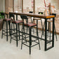 Contemporary Bar Table Set 1/5/7 Pieces Rectangle Solid Wood Counter Table Set Clearhalo 'Bar Furniture' 'furn' 'furn_home_bar_bar_sets' 'Furniture' 'Home Bars & Bar Sets' 'home_bar_bar_sets' 'Kitchen & Dining Furniture' 1200x1200_c041d5f3-5df1-45f3-80ee-fbfb418eb89c