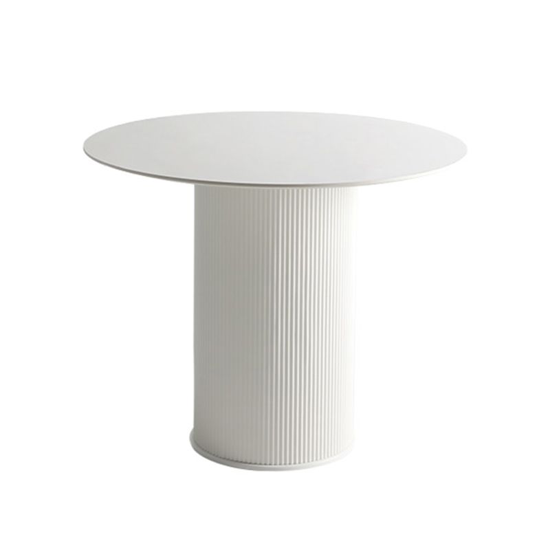 Modern Round Dining Table for 2 Persons Wooden Pedestal Base Clearhalo 'Dining Tables & Seating' 'Dining Tables' 'dining_table' 'furn' 'furn_dining_table' 'Furniture' 'Kitchen & Dining Furniture' 1200x1200_c0465963-5f85-42df-bdc9-af61e456f135