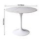 Simplicity Round Dining Table Sintered Stone Table with White Tulip Base for Dining Room Clearhalo ' dining_table' 'Dining Tables & Seating' 'Dining Tables' 'furn' 'furn_dining_table' 'Furniture' 'furniture_dining_table' 'Kitchen & Dining Furniture' 'kitchen&dining_furn' 'kitchen' 'kitchen_dining_table' 1200x1200_c047d503-05ff-4b6c-ba59-0044a7c2d84d