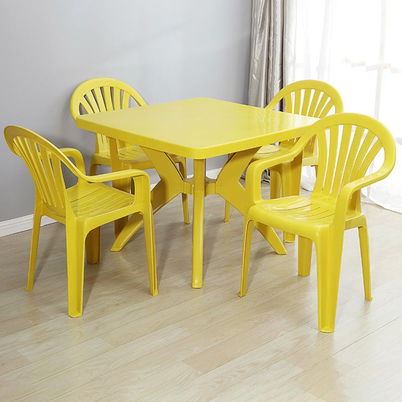 Contemporary Style Windsor Side Chair Plastic Stacking Arm Dining Chairs Clearhalo ' kitchen&dining_furn' 'Dining Chairs' 'Dining Tables & Seating' 'dining_chair' 'furn' 'furn_dining_chair' 'Furniture' 'furniture_dining_chair' 'Kitchen & Dining Furniture' 'kitchen' 1200x1200_c04a0826-9d08-40ae-92a6-5cd434db77a8