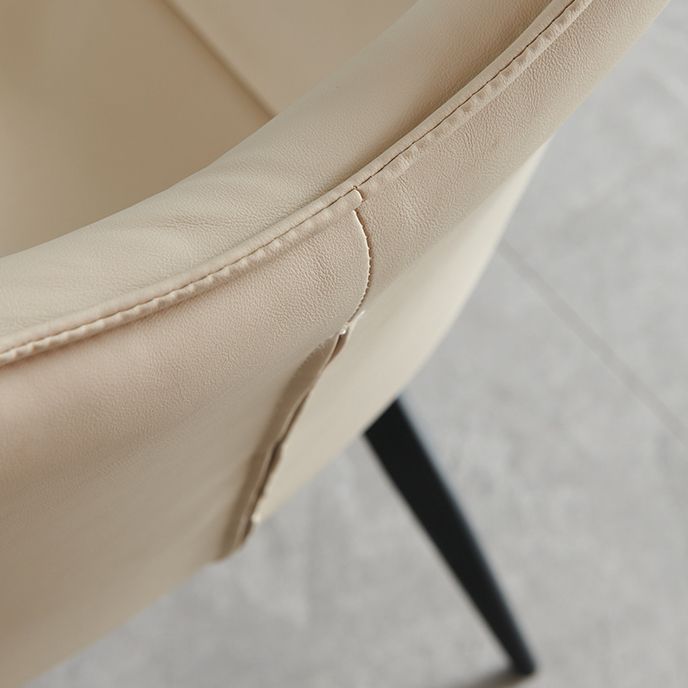 Contemporary Style Dining Chair Kitchen Armless Side Chairs with Metal Legs Clearhalo ' kitchen&dining_furn' 'Dining Chairs' 'Dining Tables & Seating' 'dining_chair' 'furn' 'furn_dining_chair' 'Furniture' 'furniture_dining_chair' 'Kitchen & Dining Furniture' 'kitchen' 1200x1200_c04e9769-6d04-4a8e-b5fc-abe9cb279902