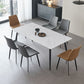 Industrial Rectangle 4-foot Home Furniture Stone Dining Site Table for Home Clearhalo ' dining_table' 'Dining Tables & Seating' 'Dining Tables' 'furn' 'furn_dining_table' 'Furniture' 'furniture_dining_table' 'Kitchen & Dining Furniture' 'kitchen&dining_furn' 'kitchen' 'kitchen_dining_table' 1200x1200_c04ef8a8-aad5-45e3-9c09-8a3b7c77c4b7