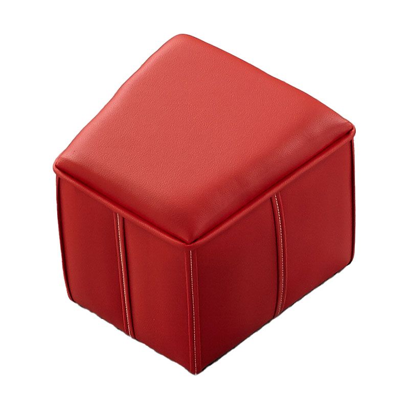 Solid Color Leather Standard Stool Modern Style Simple Unique Shape Footrest Clearhalo 'furn' 'furn_ottomans_poufs' 'Furniture' 'Living Room Furniture' 'Ottomans & Poufs' 'ottomans_poufs' 1200x1200_c04fa808-9ce4-406a-b4b4-2ebe37578e47
