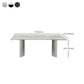 Industrial Dinner Table Stone Rectangle Dining Site Table for Home Clearhalo 'Dining Tables & Seating' 'Dining Tables' 'dining_table' 'furn' 'furn_dining_table' 'Furniture' 'Kitchen & Dining Furniture' 1200x1200_c0509260-4f03-4622-983c-36136256409f