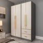 Wooden Wardrobe Cabinet with Soft Close Doors Hinged Wardrobe Armoire Clearhalo 'Armoires & Wardrobes' 'armoires_wardrobes' 'Bedroom Furniture' 'furn' 'furn_armoires_wardrobes' 'Furniture' 1200x1200_c050f665-aeba-4b56-8cf4-b9888122754e