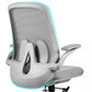 Flip-Up Armrest Chair Microfiber Desk High Back Chair Breathable Air Grid Lumbar Support Clearhalo 'furn' 'furn_office_chair' 'Furniture' 'Office Chairs' 'Office Furniture' 'office_chair' 1200x1200_c053f2c6-8194-4e05-aadf-b45c73861731