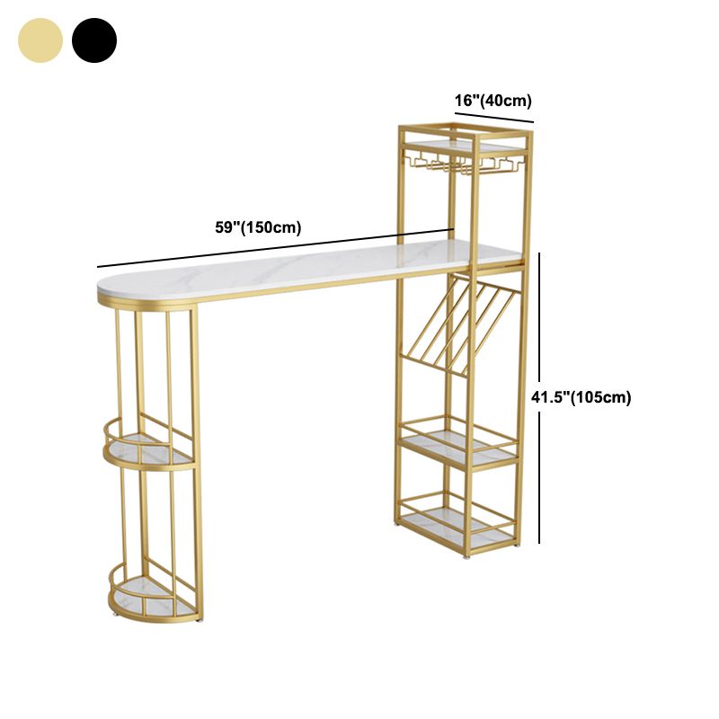 Tavolo da pub a forma irregolare in pietra sinterizzato tavolo da bistrot di bistrot lussuoso con doppio piedistallo
