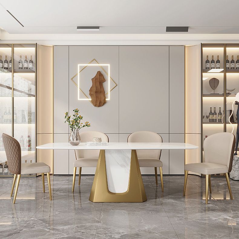 Modern 1/3/4/5/7 Pcs Dining Chairs Set Sintered Stone Dining Room Set Clearhalo 'Dining Room Sets' 'Dining Tables & Seating' 'dining_room_set' 'furn' 'furn_dining_room_set' 'Furniture' 'furniture_dining_room_set' 'Kitchen & Dining Furniture' 1200x1200_c0551f85-958f-4dfe-96ab-aafa6740b721