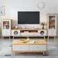 17.72"H TV Stand Contemporary Style Solid Wood TV Console with 2 Drawers Clearhalo 'furn' 'furn_tv_stands_entertainment_centers' 'Furniture' 'Living Room Furniture' 'TV Stands & Entertainment Centers' 'TV Stands & Media Storage Furniture' 'tv_stands_entertainment_centers' 1200x1200_c0559cd5-b1ed-4ce9-bddb-cfac693f2e9d